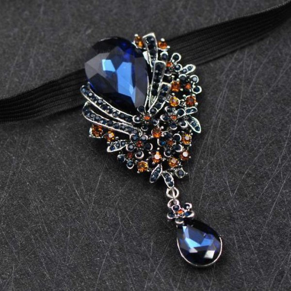 Ny Rhinestone Bolo fluga High-end lyxgåvor koreansk version B11