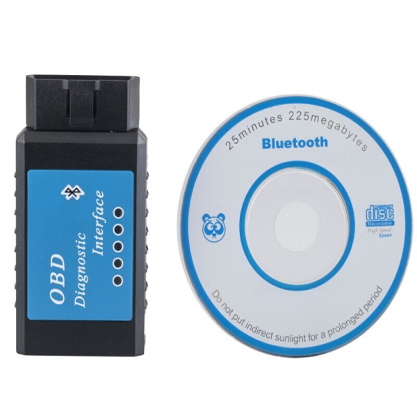 Mini trådlös Bluetooth Car BT Interface Adapter OBD2 Torque Auto Car Diagnostic Scanner Tool