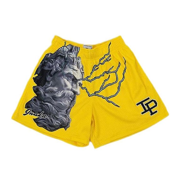 Inaka Power Shorts 2022 Summer Gym Herr Dam Löpning Sport Bask houzi p M