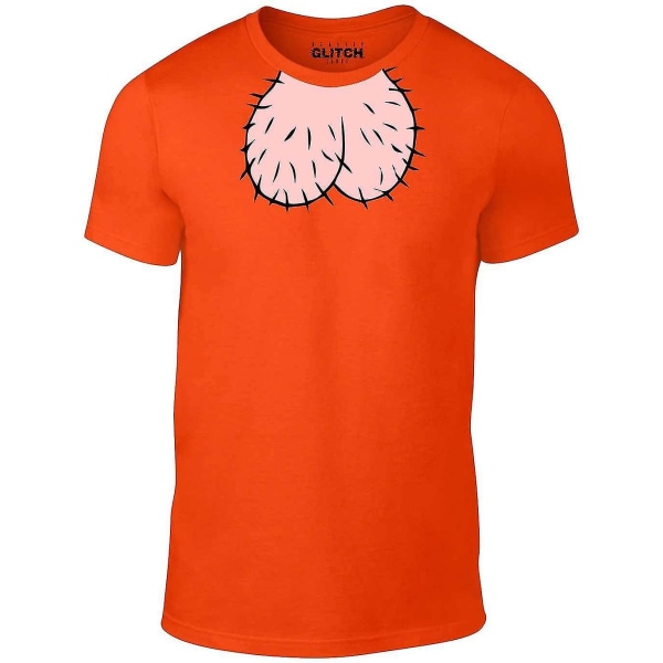 Nob Head T-shirt för män Orange Xx-large