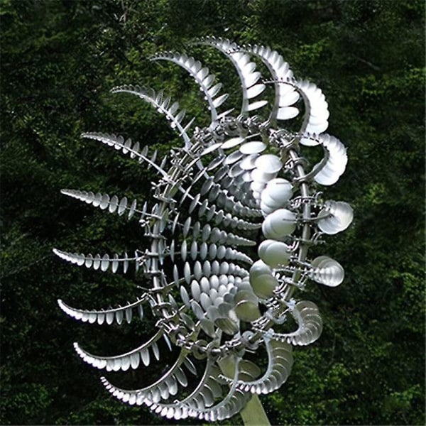 Unik Magical Metal Windmill Outdoor Wind Spinners Courtyard Pa