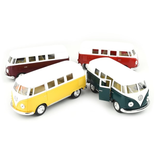 Robetoy Bilar Cars 4032 13cm metall 1:32 Volkswagen Buss (Gul)