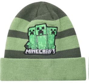 MINECRAFT 76880 Mössa Hat grön/randig Stl 54/56 Välj 1.Stl 54