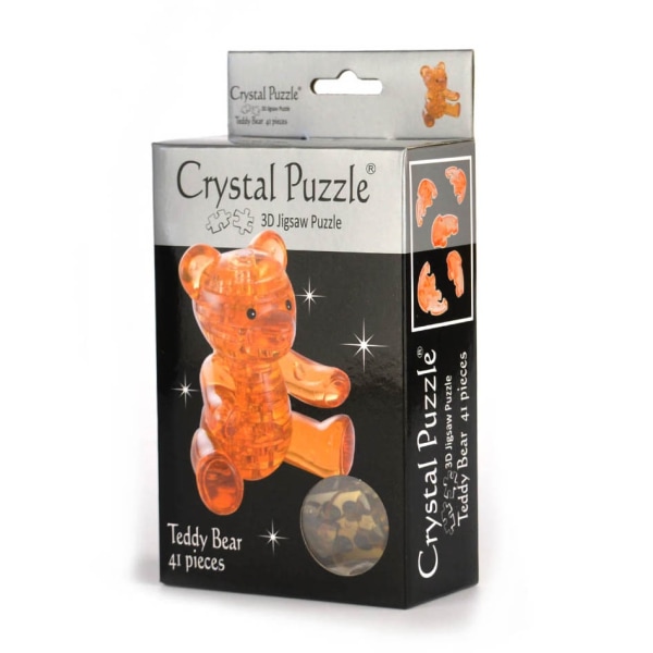 Robetoy Crystal Puzzle Pussel 3D Björn Teddybjörn Bear 41st bita