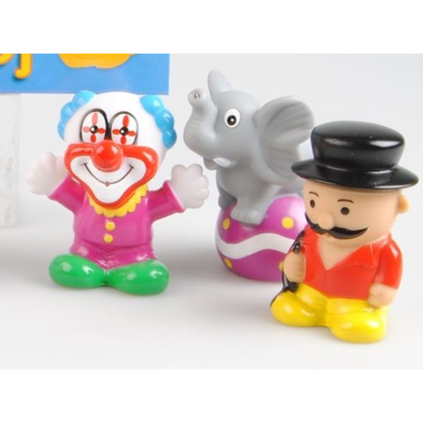 Suntoy 3-Pack Splash Squirtes Badlek Figurer Cirkus 9cm Clown mf