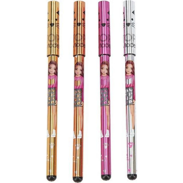 TOP Model TopModel Färgpennor 4st Glitter Roller Pennor METALLIC