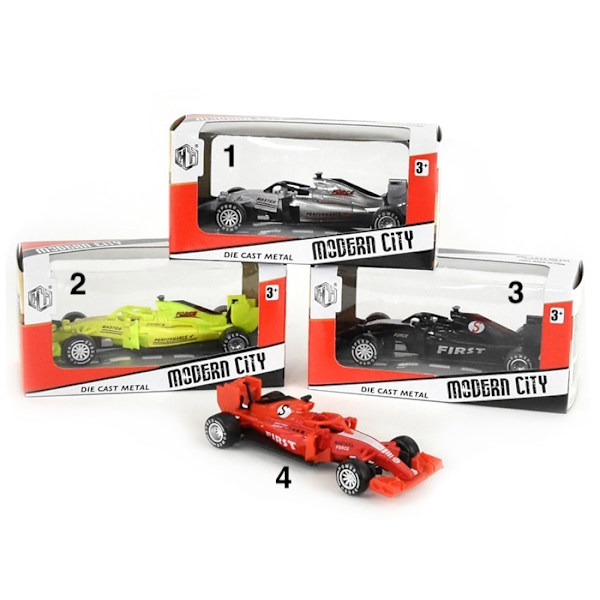 Robetoy Leksaker Cars Bilar 61228 F1 Formel 1 Racer Racerbil 13c 4.Red