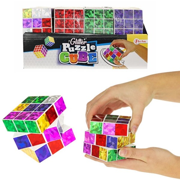 Dinotoys Leksaker Magic Cube Glitter Kub Kuben
