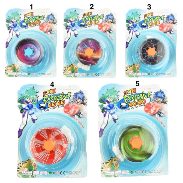 Leksaker 26467 Jojo Yoyo yo-yo jo-jo King metall Välj Färg 3.Svart