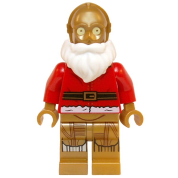 Lego Figurer Star Wars C-3PO Christmas Tomte Santa  BL1-21