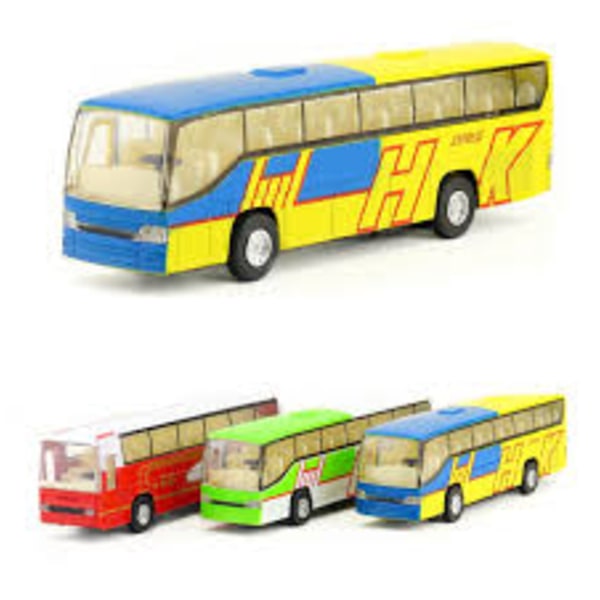 Leksaker Robetoy Cars Bilar Buss Shuttle Express 18cm   Rest 6 4.Grön/Vit