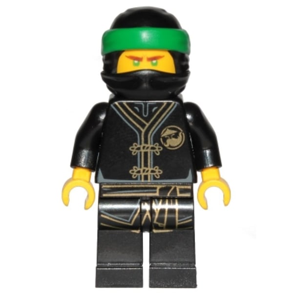 LEGO Figur Ninjago Lloyd Black Wu-Cru Training Gi, Head Wrap LF3