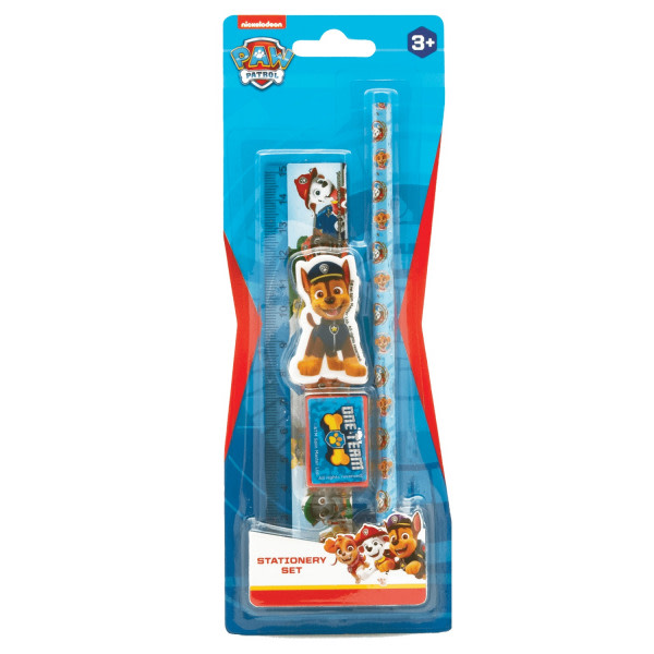 Nickelodeon Paw Patrol Pyssel Skrivset 4 delars linjal mm