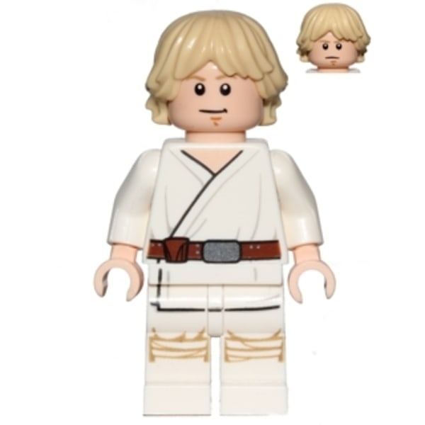 Lego Figurer Disney Star Wars Luke Skywalker Vit 2019 LF30-14
