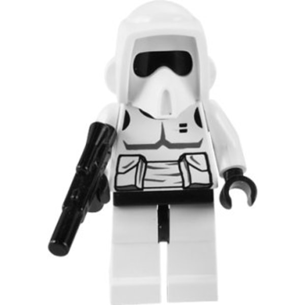 Lego Figurer Star Wars Biker Scout svart ansikte LF50-92