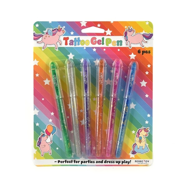 Leksaker Tattoos Pennor 11902 Tattoo Gel Pen Tatueringspennor 6s
