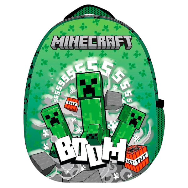 MINECRAFT Ryggsäck Minecraft Backpack 4097 Skolväska 3D Eggshape