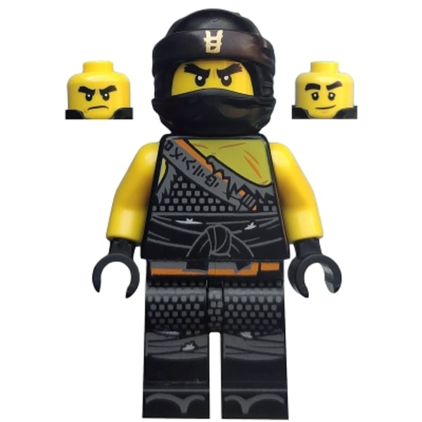LEGO Ninjago Figur Cole Hunted Gold Asian Symbol BL4