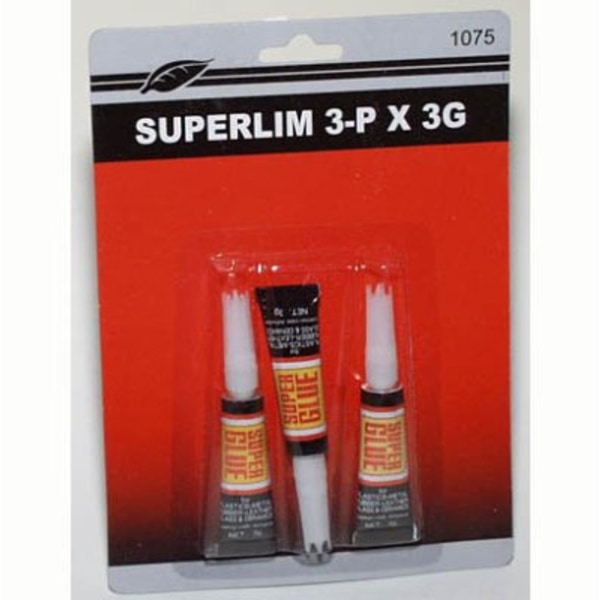 Lim Superlim 2st 3-pack. 6st 3 gram = 18 g