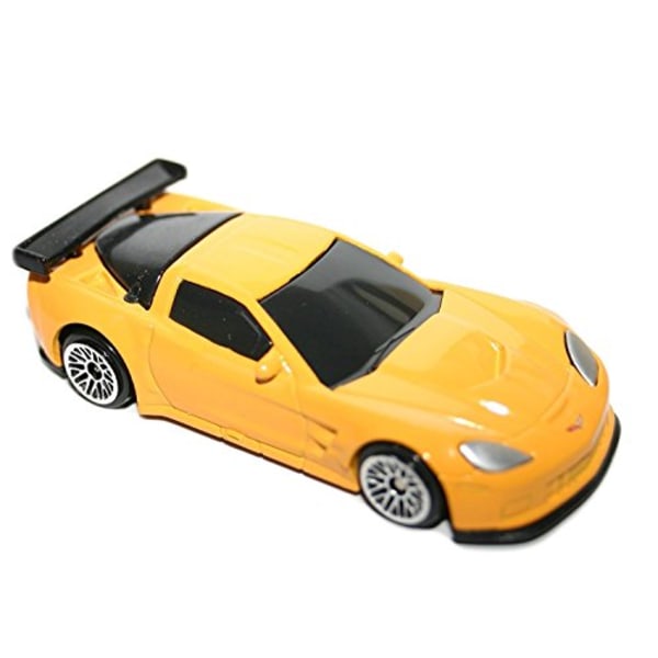 VN Leksaker Bilar Cars metall 1:64 Chevrolet Corvette C6-R Gul 3