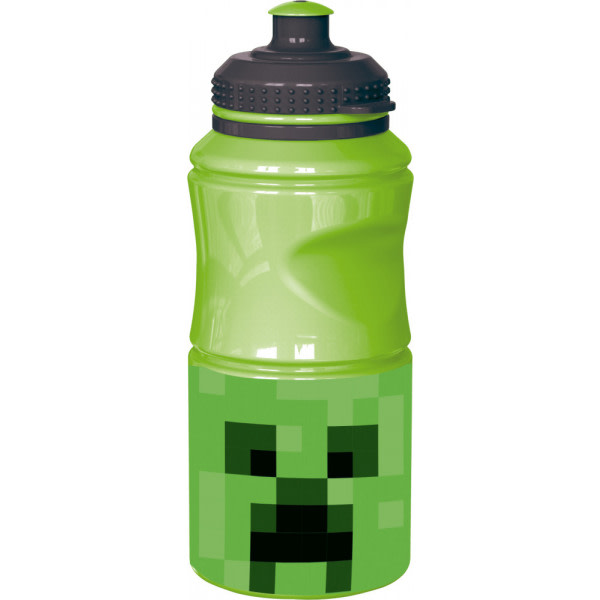 Minecraft Creeper Vattenflaska Dricksflaska Sport 38cl 0455 grön