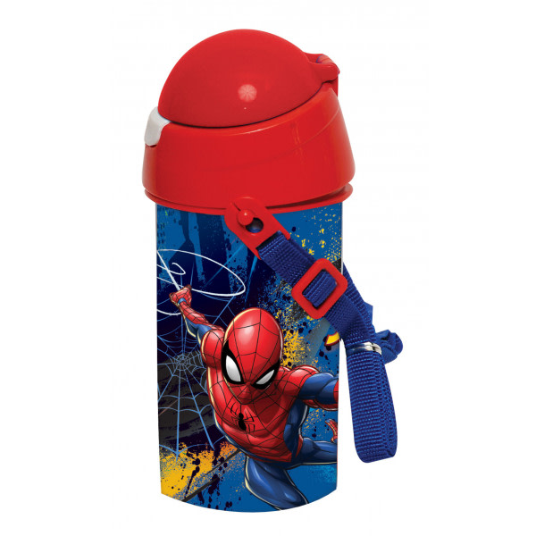 Marvel Spiderman Vattenflaska Dricksflaska Rem Kork 50cl 13209 B