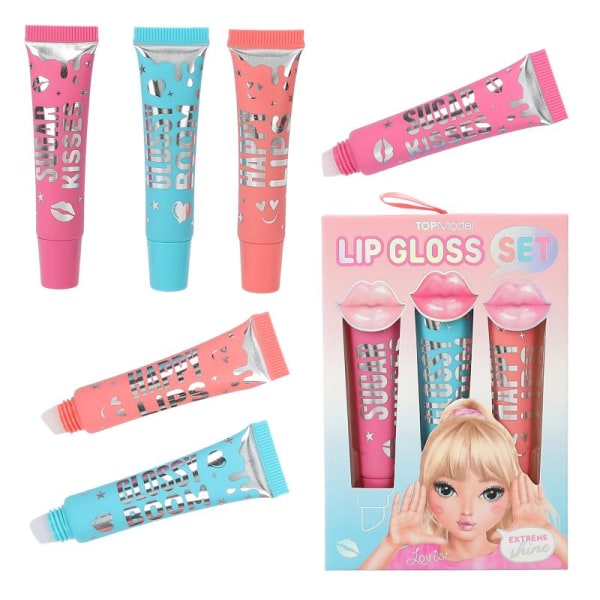 TOP Model Make Up Lipgloss set Läppglans 3-Pack Lovely Lips