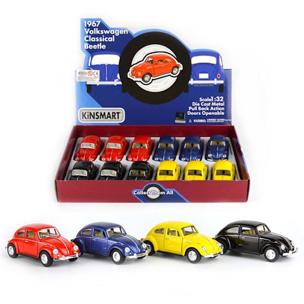 Robetoy Bilar Cars 61133 metall 1:32 Volkswagen Buss 1967 Välj 3.Gul