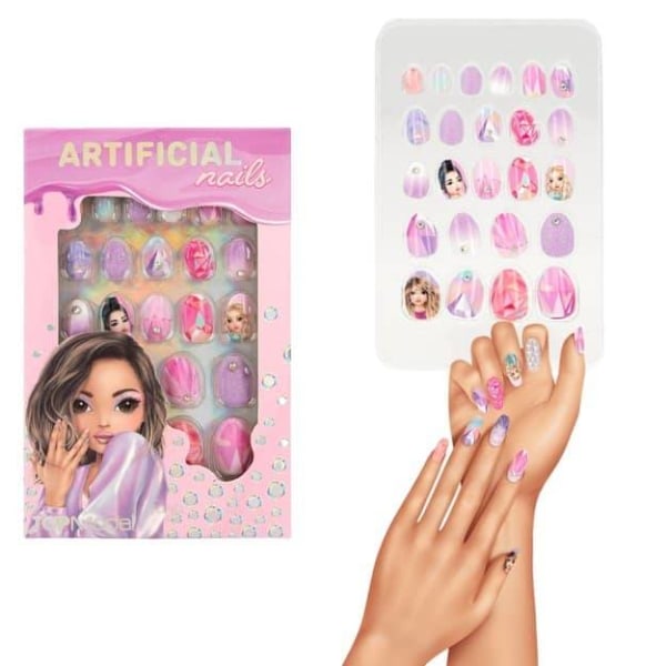 TOP Model Barn lösnaglar Fake nails naglar 24st Artificial Fergi