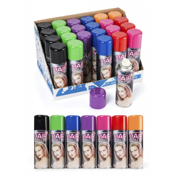 Rio Make Up Hårspray Hairspray color färg 125ml 1. Svart