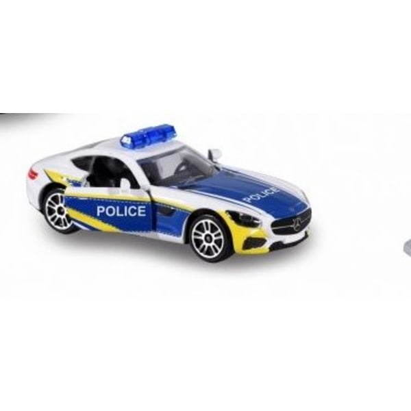 Simba Leksaksbilar Majorette Cars Bilar Polis Polisbil Vit blå g