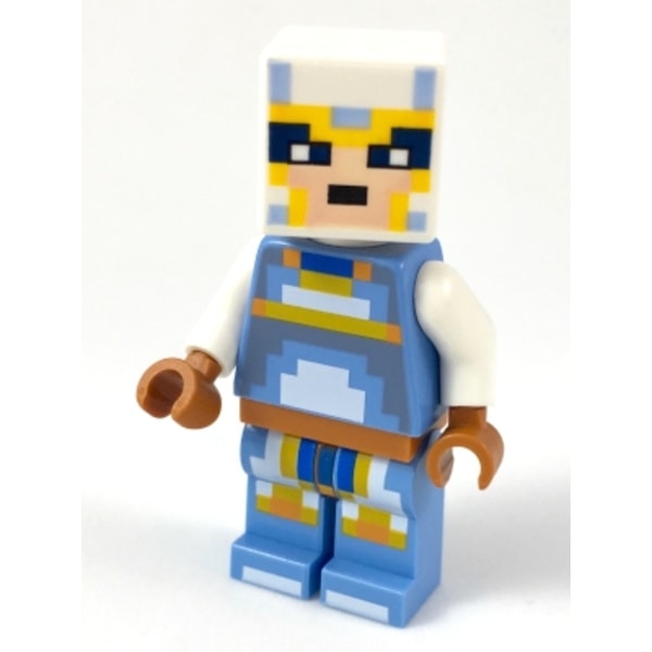 Lego äkta Figur Minecraft Skull Arena Player 2 Blå LF26-3