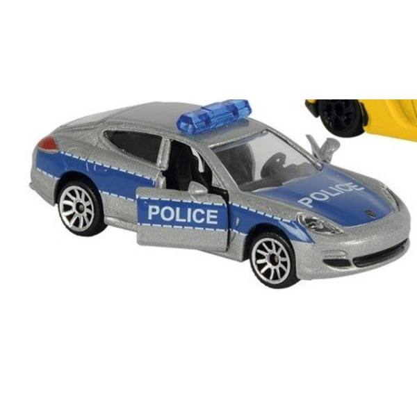 Majorette Cars Bilar Polis Polisbil Porsche Silver POLICE Rest 5
