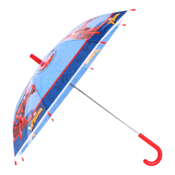 Marvel Spiderman Umbrella Paraply 70cm i diameter SP7204 Rött ha
