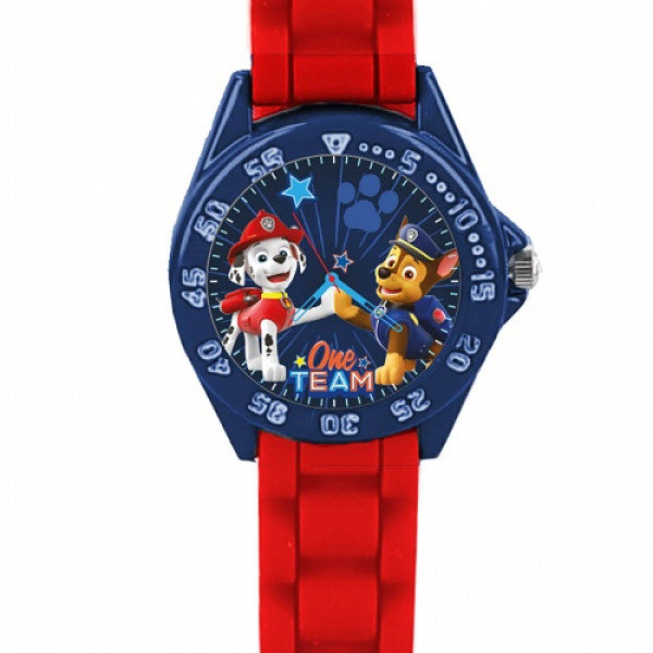 Paw Patrol Nickelodeon Klocka Watch Analog Mörkblå/röd 21cm 34dd Fyndiq