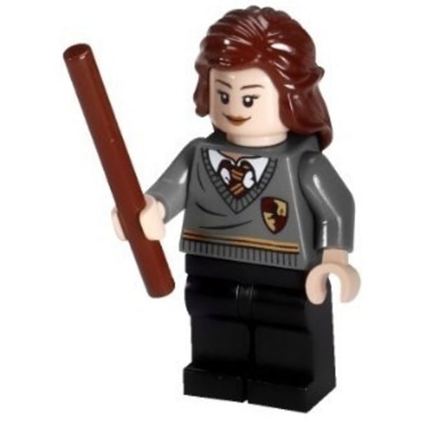 Lego Figurer Harry Potter Hermione mörkgrå 2010 LF2-22