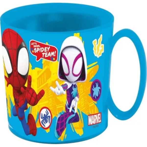 Spiderman 15064 Spidey Micro Kopp Mugg med handtag 350ml Ljusblå