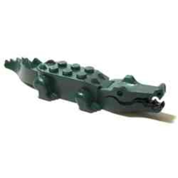 Lego Djur Krokodil Mörkgrön Rest 98