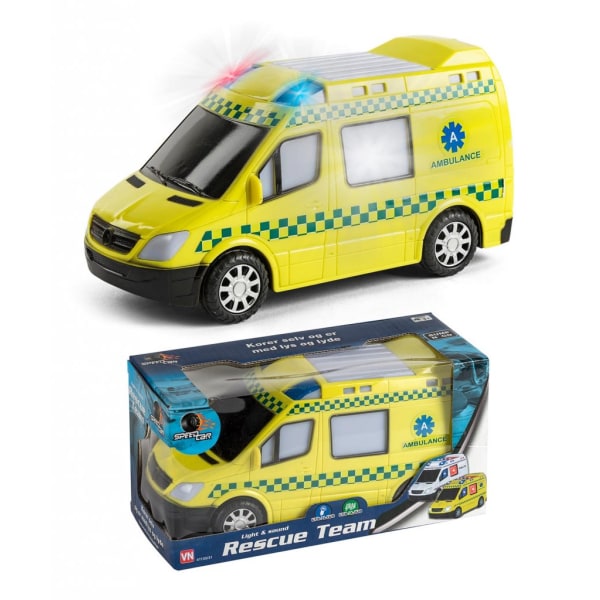 Vn Leksaker Bilar Cars Gul Ambulans Van Light e5ab | Fyndiq