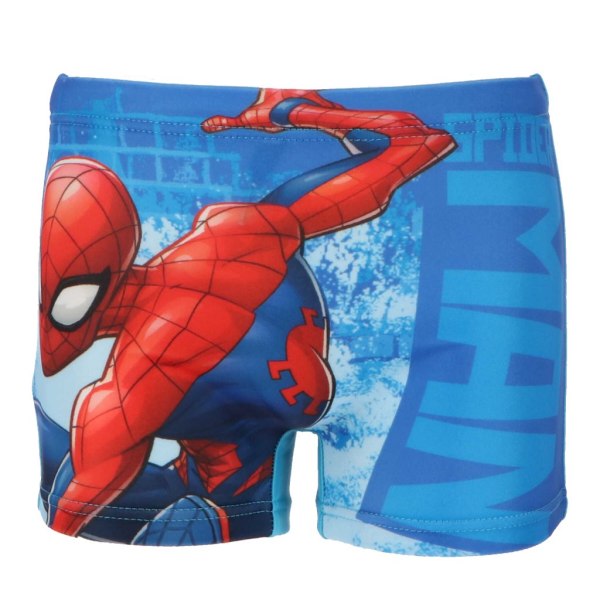 Marvel Spider-Man Spiderman Badbyxor Swim Boxers 0218 Blå 3.7/8 år 122-128