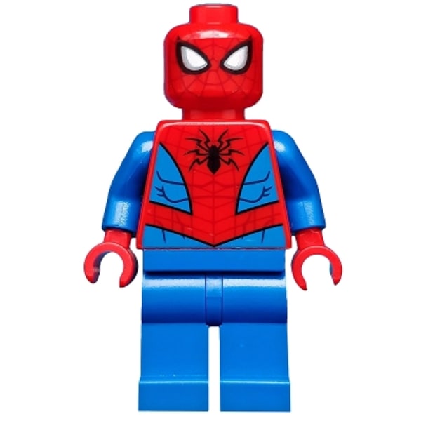 Lego Figur Marvel Spider-Man Spiderman Dark Red Blue Legs BL4