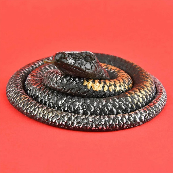 Leksaker Djur 42412 Snake Orm Stretchy töjbar 76cm Svart