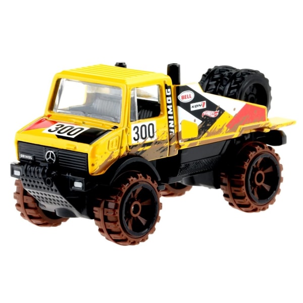 Leksaker Hot Wheels Mattel Cars Bilar metall MUD RUNNER 8cm VÄLJ 2.Jeepster Röd