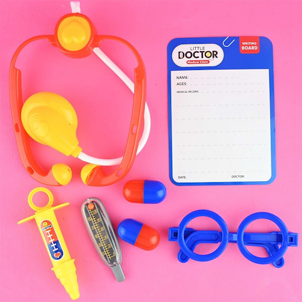 Leksaker Läkare Doktorsväska 80557 Doctor Set Block Glasögon Ste