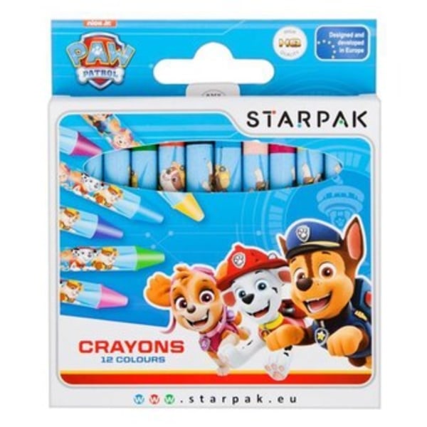 Pyssel 12st Kritor Crayons Colour Nickelodeon Paw Patrol Starpak