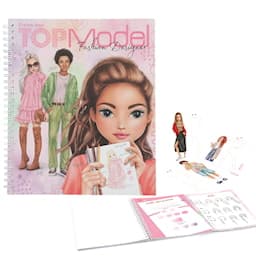 TOP Model TopModel Pysselbok Fashion Design Hayden