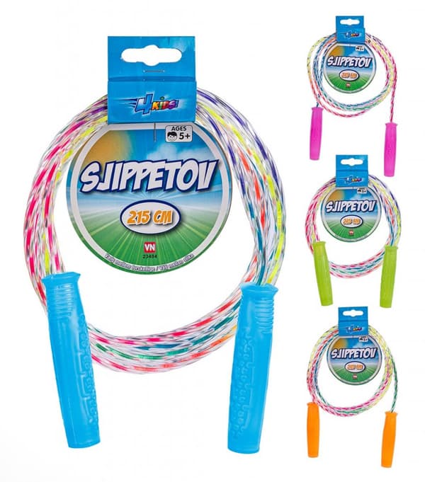 Leksaker VN 23484 Hopprep Jumping Rope Transparent 215cm Välj Fä 3.Orange