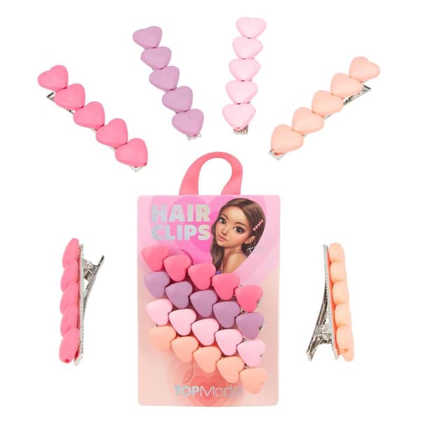 Top Model TopModel make up spänne Hårspänne Hair Clips 4-pack re