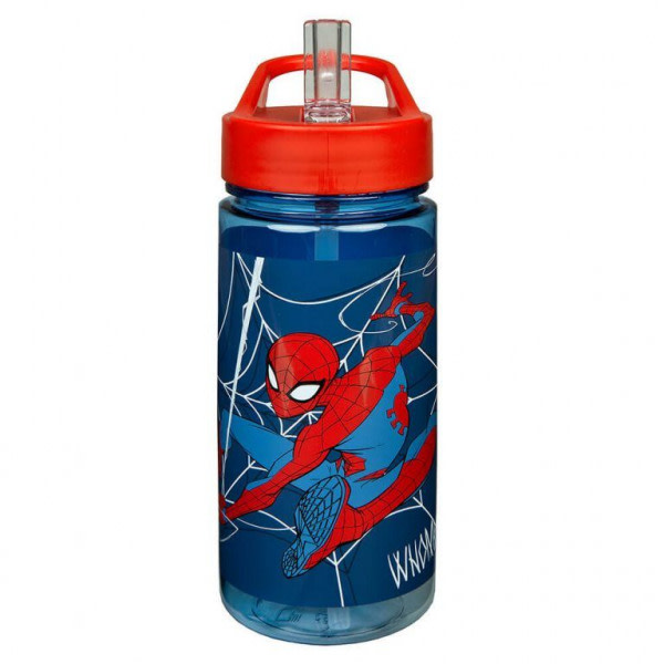 Marvel Spiderman Spider-man Vattenflaska Drickflaska 50cl Mörkbl