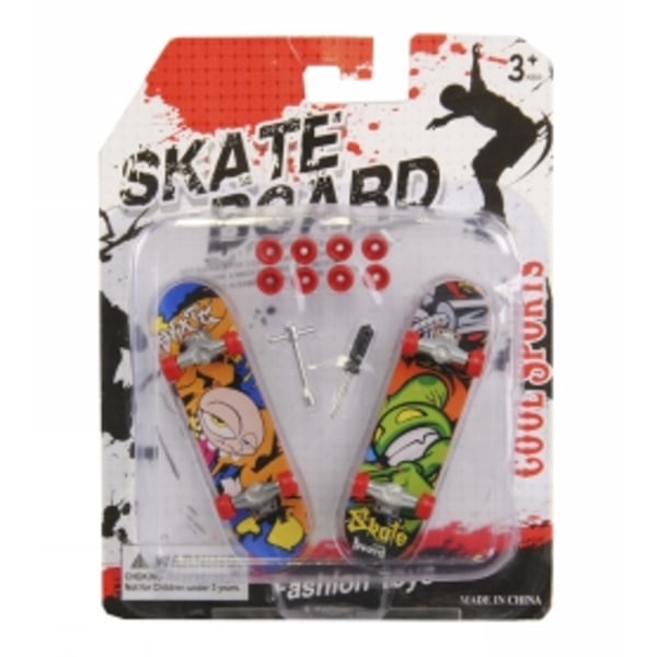 Leksaker Suntoys 2-Pack Fingerskateboard Finger Skateboard Slump